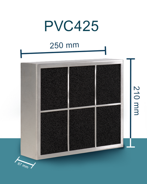 CARRÉ plasmafilter PVC425